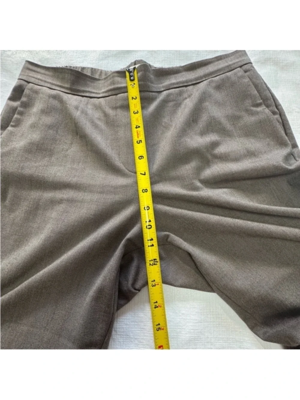 Babaton Mushroom Straight-Leg Tailored Pants size xl